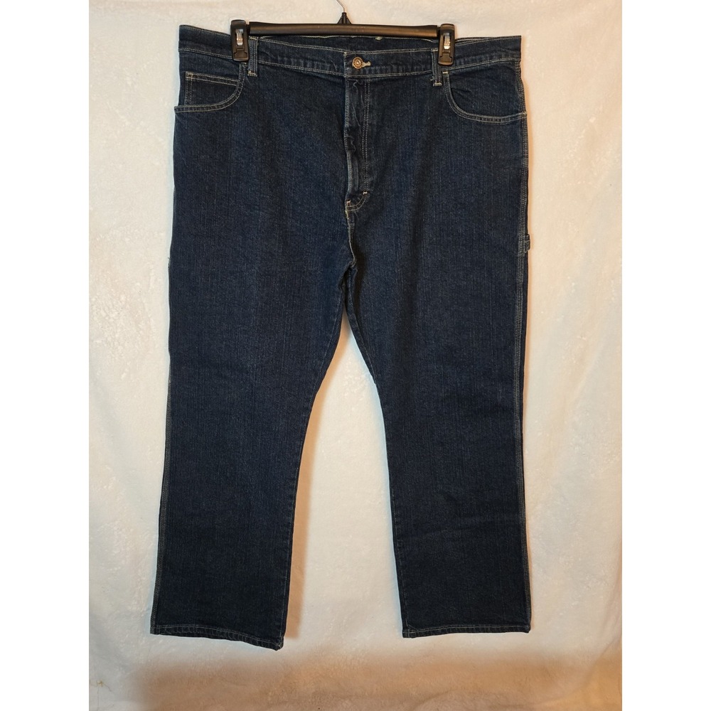 Dickies Carpenter Straight Mensโ Size 40ร30 Blue Denim Dark Jeans
